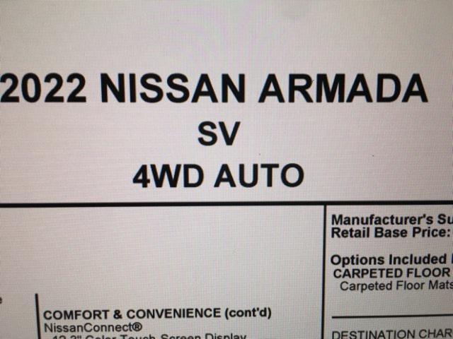 used 2022 Nissan Armada car, priced at $30,018