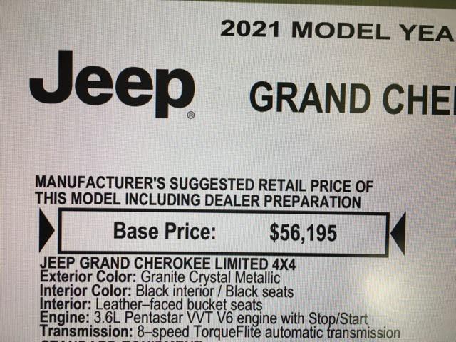 used 2021 Jeep Grand Cherokee car, priced at $26,880