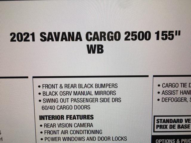 used 2021 GMC Savana 2500 car, priced at $30,126