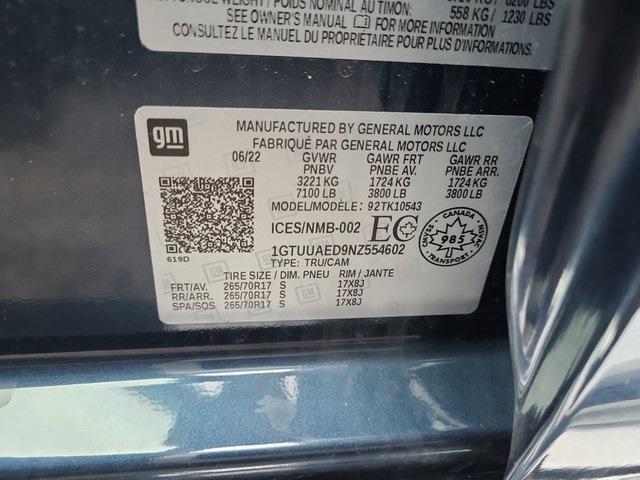 used 2022 GMC Sierra 1500 car, priced at $34,998