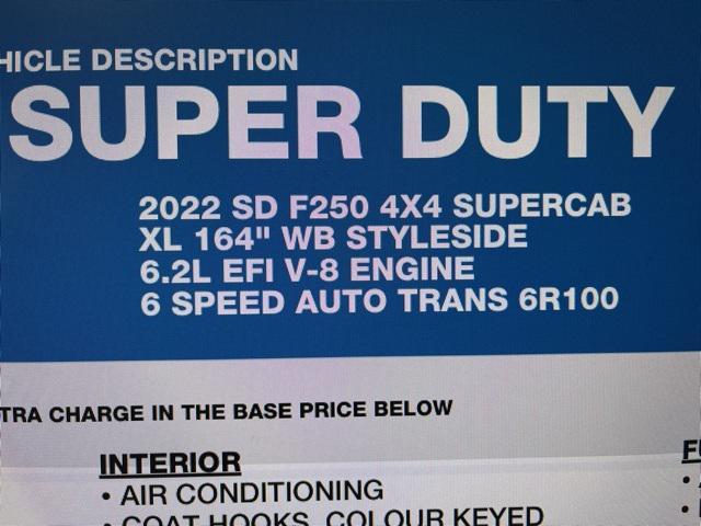 used 2022 Ford F-250 car, priced at $35,300