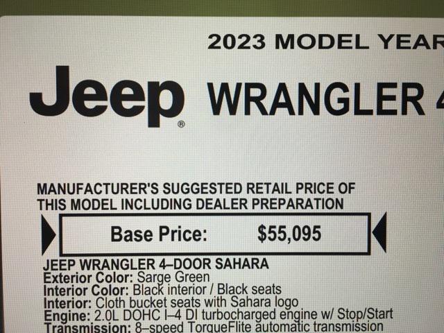 used 2023 Jeep Wrangler car, priced at $34,998