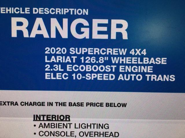 used 2020 Ford Ranger car, priced at $29,989