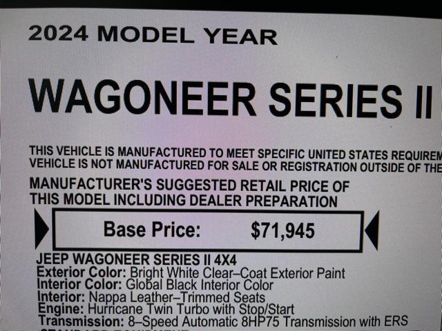 used 2024 Jeep Wagoneer car, priced at $54,300