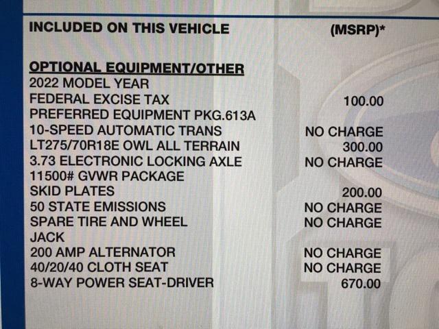 used 2022 Ford F-350 car, priced at $36,165