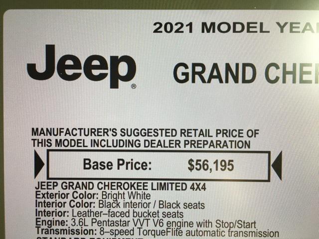 used 2021 Jeep Grand Cherokee car, priced at $28,113