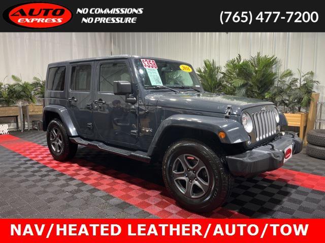 used 2016 Jeep Wrangler Unlimited car, priced at $20,998