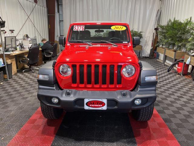 used 2021 Jeep Wrangler car, priced at $24,500