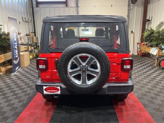 used 2021 Jeep Wrangler car, priced at $24,500