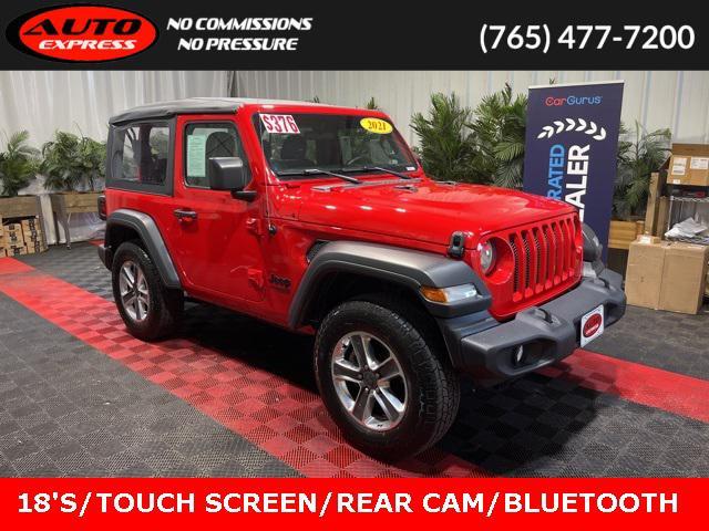 used 2021 Jeep Wrangler car, priced at $24,500