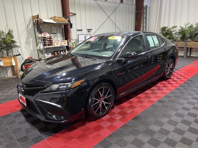 used 2021 Toyota Camry car, priced at $19,350