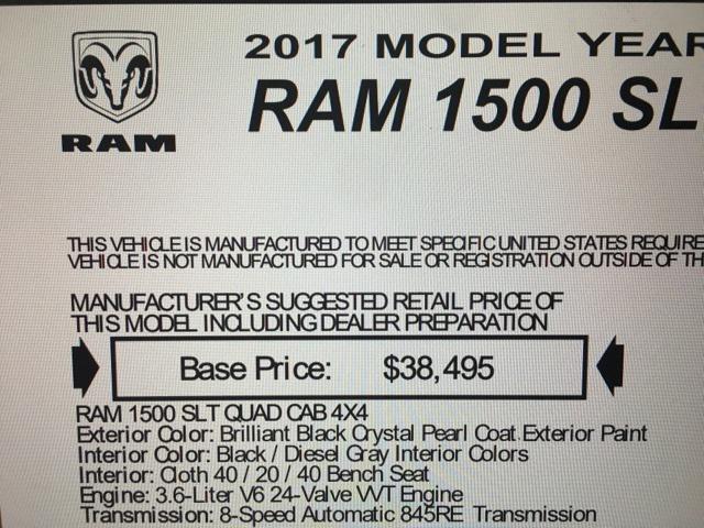 used 2017 Ram 1500 car, priced at $19,334