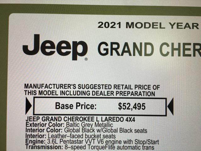 used 2021 Jeep Grand Cherokee L car, priced at $31,650