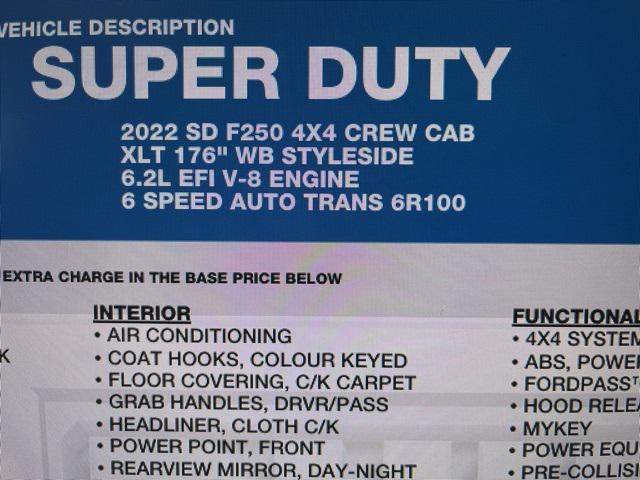 used 2022 Ford F-250 car, priced at $39,045