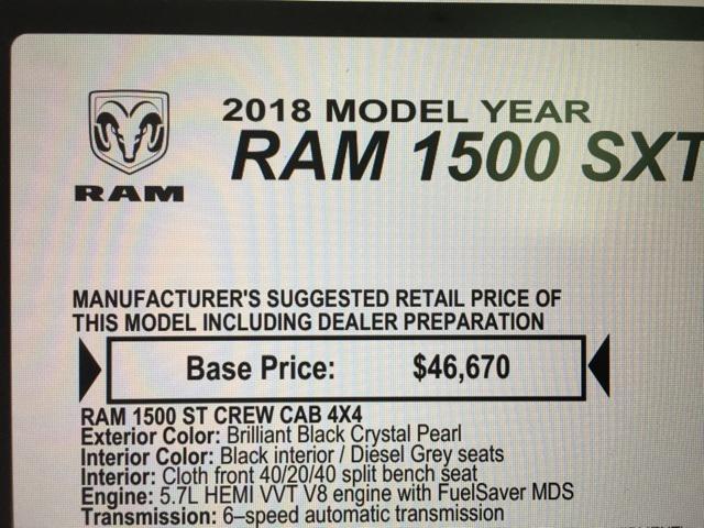 used 2018 Ram 1500 car, priced at $23,835