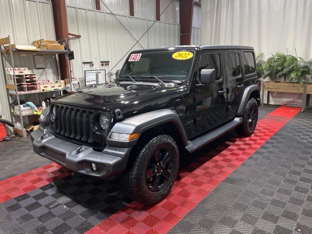 used 2022 Jeep Wrangler Unlimited car, priced at $30,727