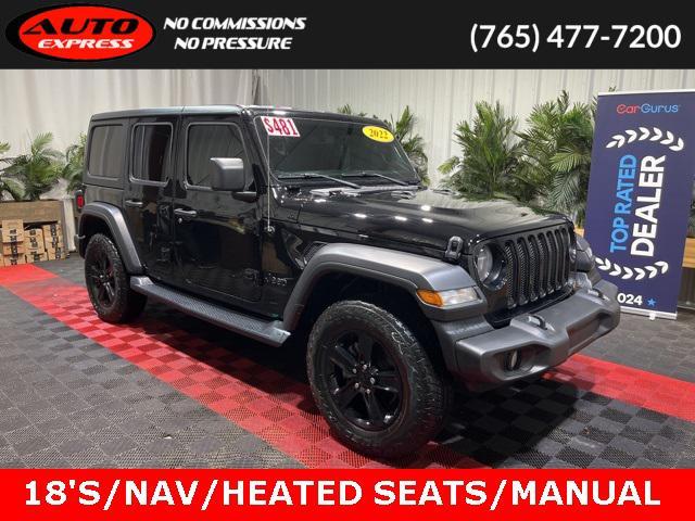 used 2022 Jeep Wrangler Unlimited car, priced at $31,400