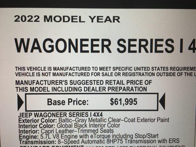 used 2022 Jeep Wagoneer car, priced at $37,557