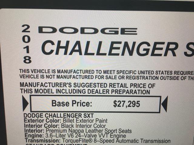 used 2018 Dodge Challenger car, priced at $18,751