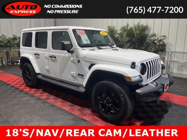 used 2021 Jeep Wrangler Unlimited car, priced at $38,814