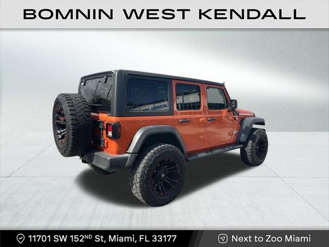 used 2018 Jeep Wrangler Unlimited car, priced at $26,990