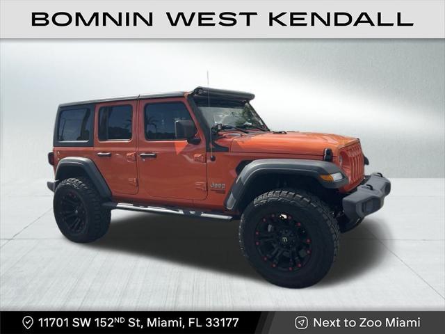 used 2018 Jeep Wrangler Unlimited car, priced at $26,990