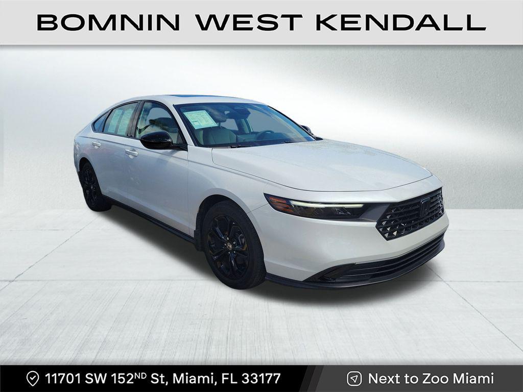 used 2025 Honda Accord car, priced at $23,490