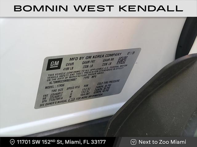 used 2021 Chevrolet TrailBlazer car, priced at $15,990