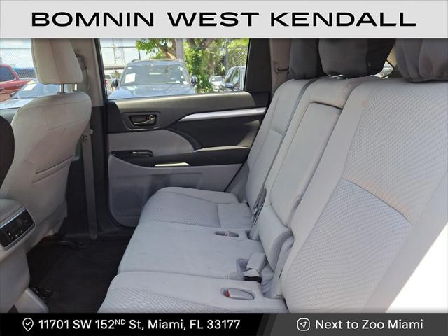 used 2018 Toyota Highlander car, priced at $19,990