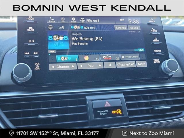 used 2021 Honda Accord car, priced at $22,990