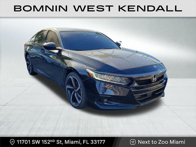 used 2021 Honda Accord car, priced at $22,990