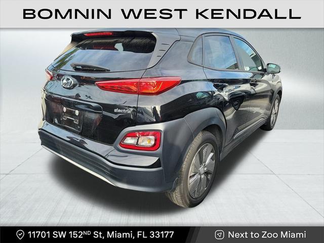 used 2019 Hyundai Kona EV car, priced at $14,490