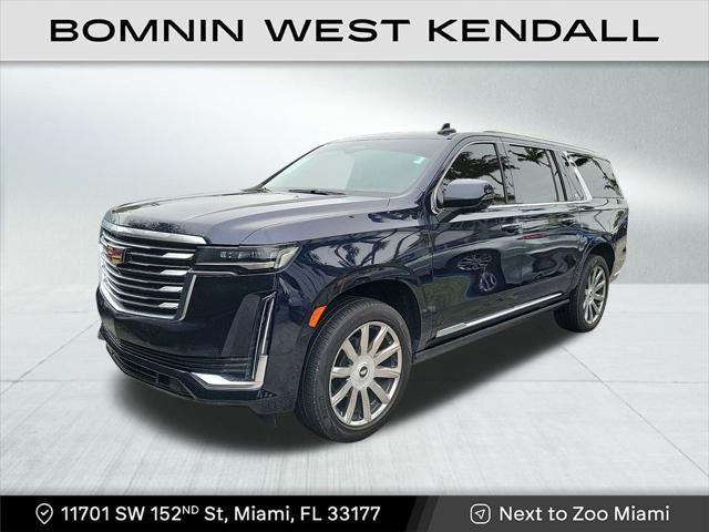 used 2021 Cadillac Escalade ESV car, priced at $63,990