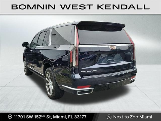 used 2021 Cadillac Escalade ESV car, priced at $63,990