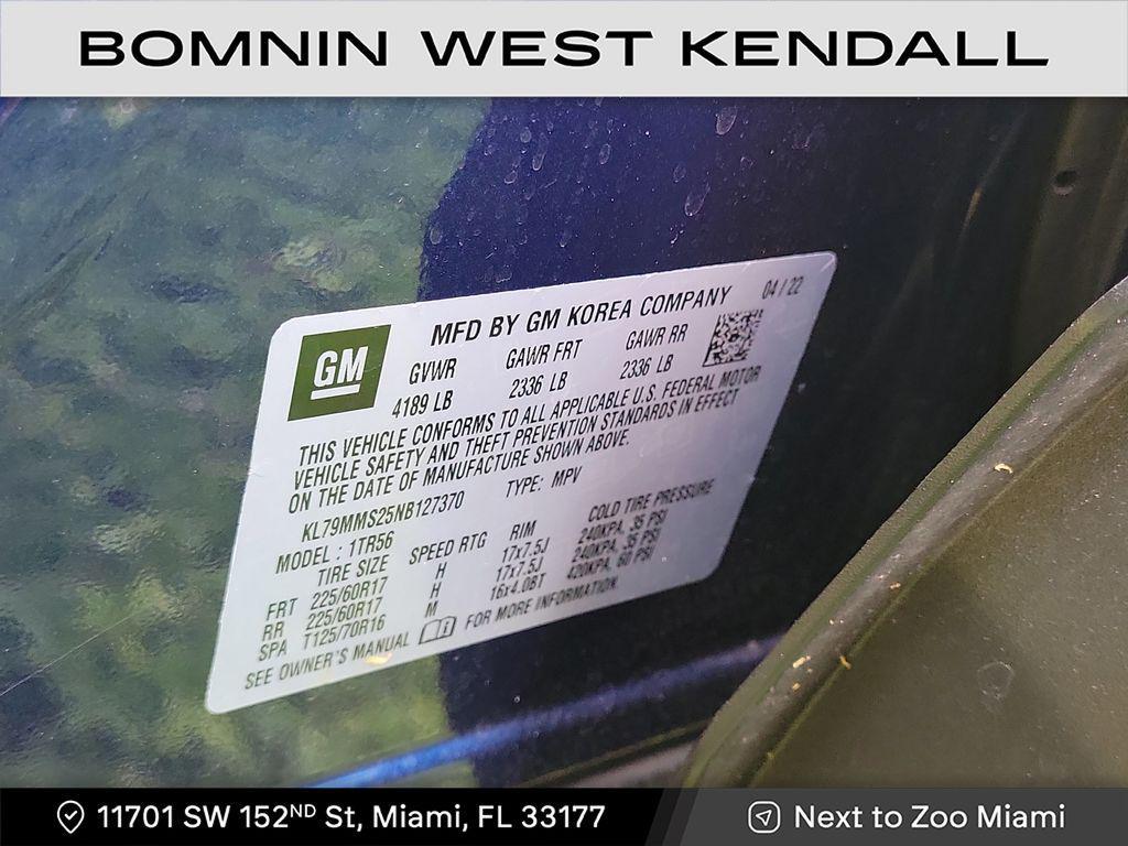 used 2022 Chevrolet TrailBlazer car, priced at $14,490