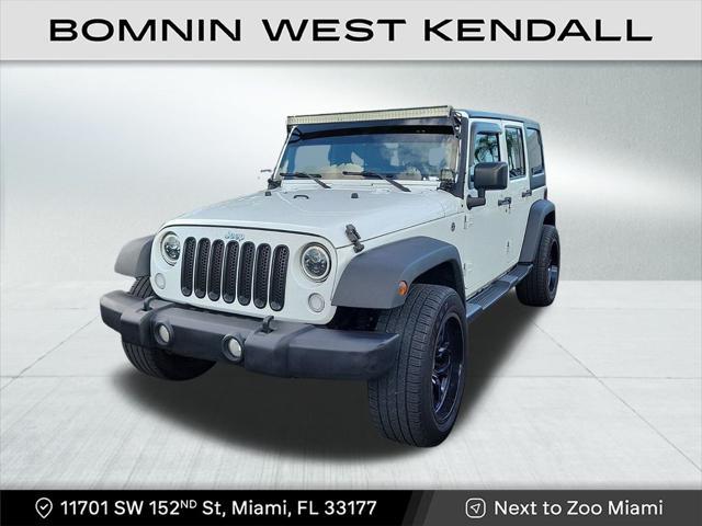 used 2016 Jeep Wrangler Unlimited car, priced at $18,990