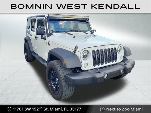 used 2016 Jeep Wrangler Unlimited car, priced at $18,990