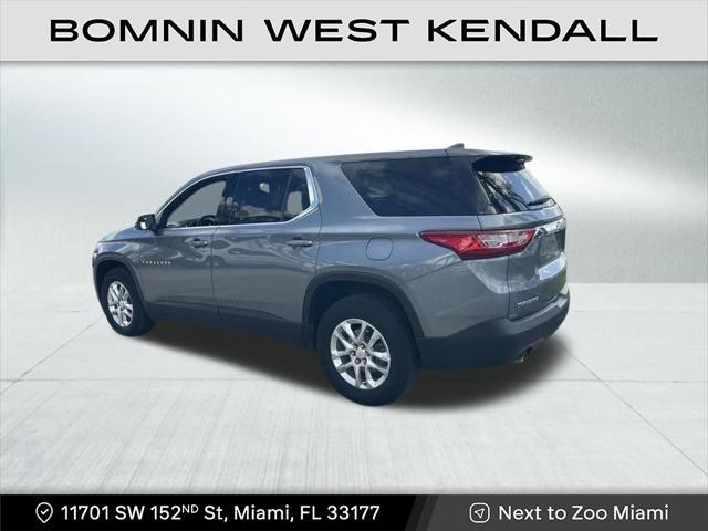 used 2021 Chevrolet Traverse car, priced at $18,490