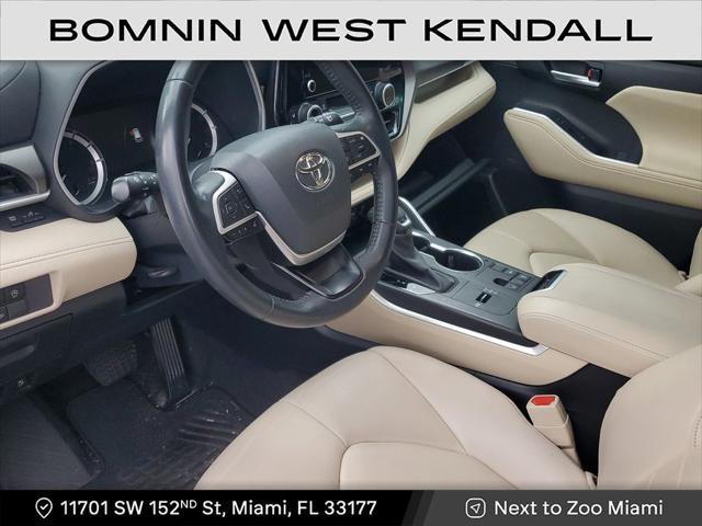 used 2023 Toyota Highlander car, priced at $32,490