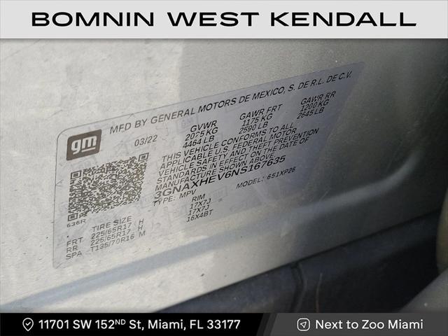 used 2022 Chevrolet Equinox car, priced at $14,990