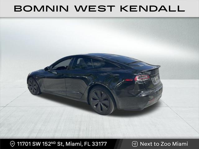 used 2023 Tesla Model S car, priced at $69,990