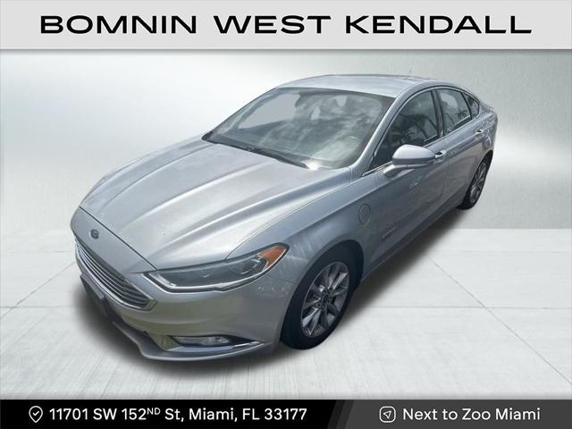 used 2017 Ford Fusion Energi car, priced at $7,490