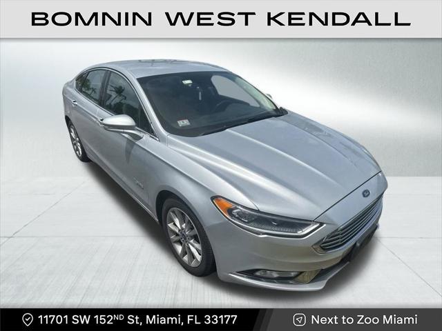 used 2017 Ford Fusion Energi car, priced at $7,490