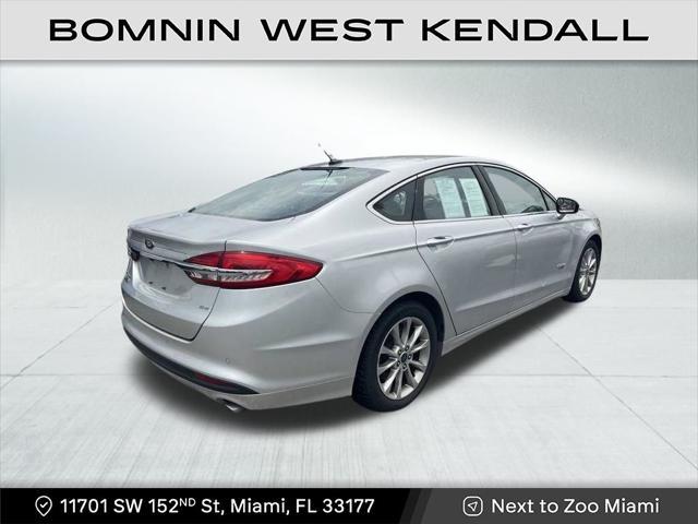 used 2017 Ford Fusion Energi car, priced at $7,490