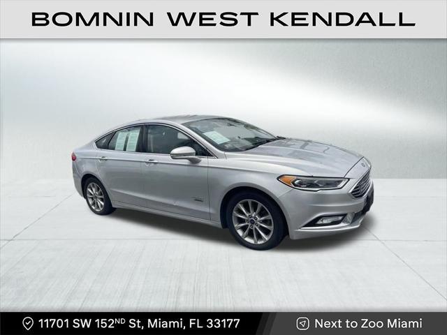 used 2017 Ford Fusion Energi car, priced at $7,490