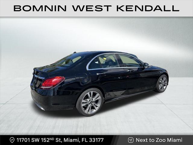 used 2021 Mercedes-Benz C-Class car, priced at $26,990