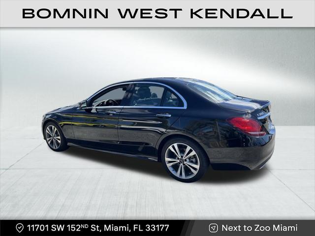 used 2021 Mercedes-Benz C-Class car, priced at $26,990