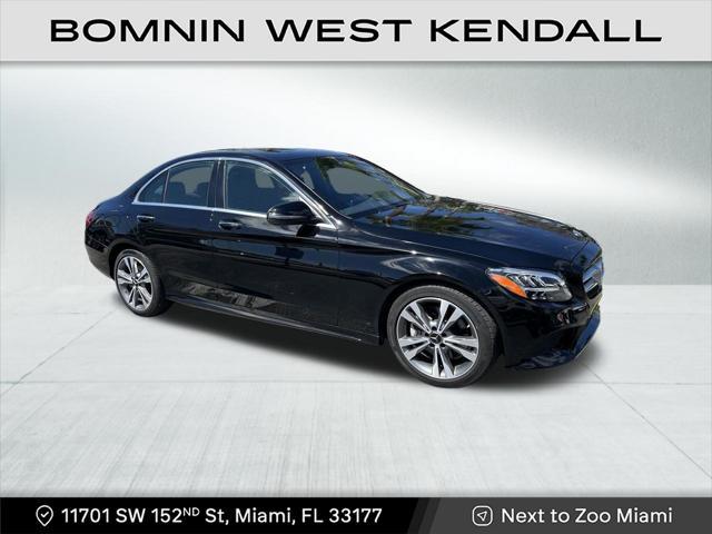 used 2021 Mercedes-Benz C-Class car, priced at $26,990