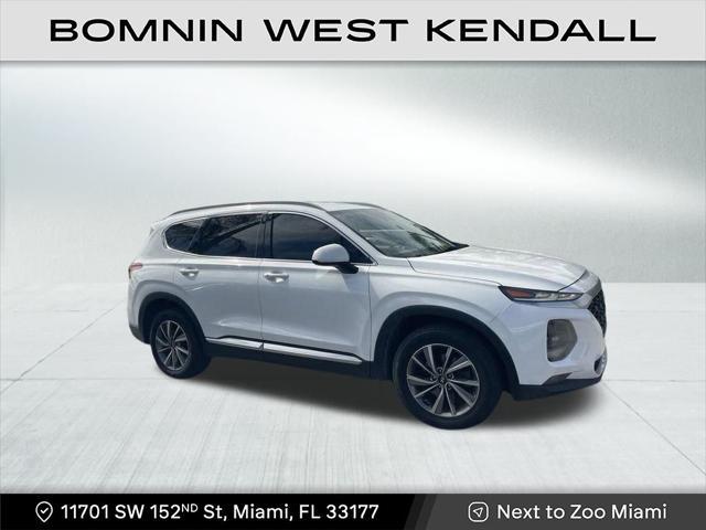 used 2019 Hyundai Santa Fe car, priced at $14,990