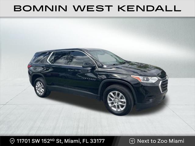 used 2021 Chevrolet Traverse car, priced at $18,490